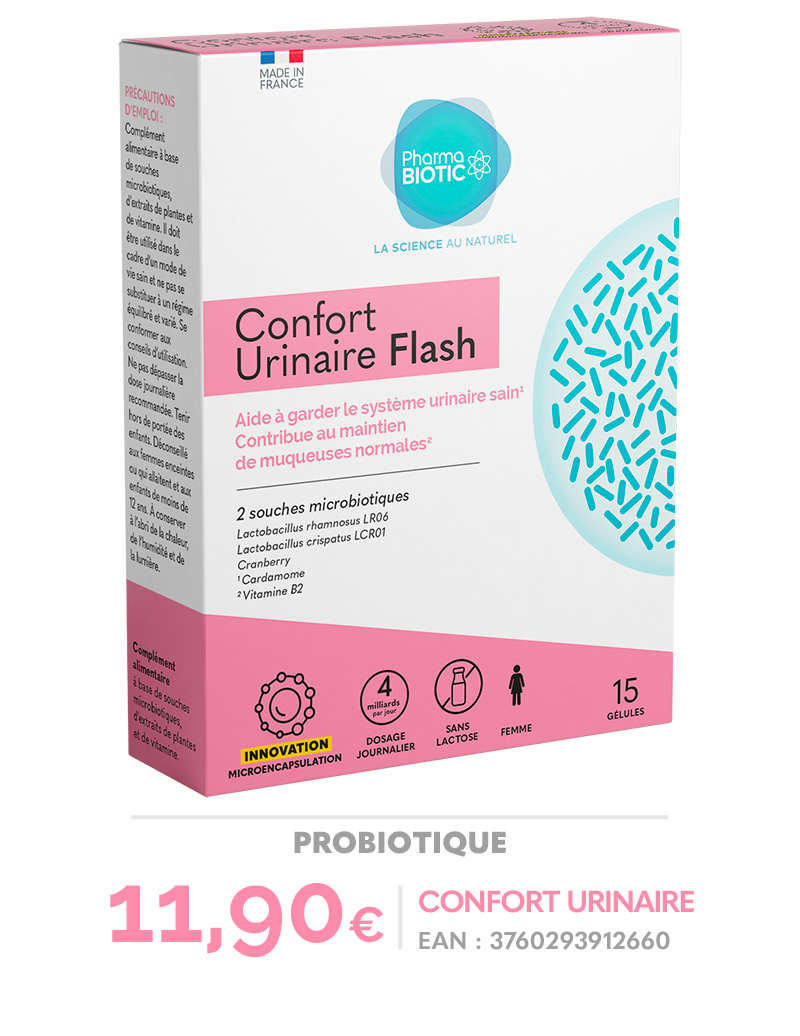 Confort <br /><b>Urinaire Flash</b>